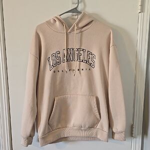 Los Angeles California Beige Hoodie